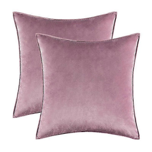 Hemdekoration Örngott i Sammet, Supermjuk Plysch Midjekudde, Soffkuddöverdrag - storlek, färg 30*50cm, aubergine Lila 27