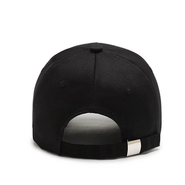 Solhattar för vår och höst utomhus för män och kvinnor under sommaren. Basebollkepsar, modekepsar, resesolhattar Black + white label Adjustable