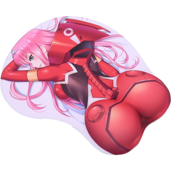 002 Anime 3D-musmatta med mjukt handledsstöd Gaming 3D-musmattor 2Way Skin