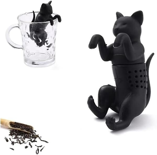 Stykker Kat Teinfuser, Løs Teinfuser, Søde Dyre Teinfusere, Silikone Teinfuser til Te, Madlavning