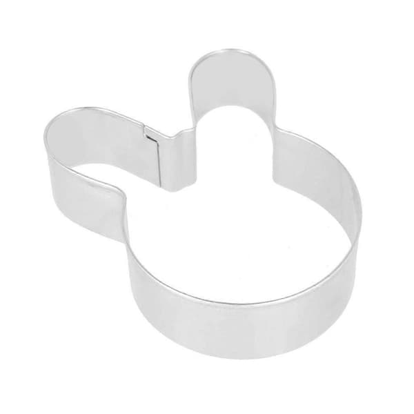 Rabbit Pancake Mold Cookie Cutters for Baking DIY Cookies and Chocolate Home Use 5 Pcs Silver Silver 7.6x5.4cm