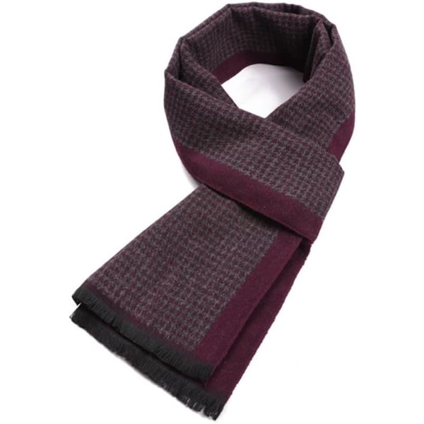 Halsdukar Brittisk pläd för herr, koreansk version av matchande färgmatchning Trendig vinterpojkar varm halsduk (färg: B, storlek: 170 * 30 cm)