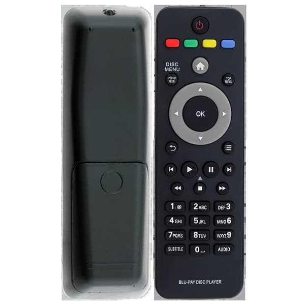 Compatible with Philips Blu-ray DVD Remote Controls BDP3100/93, BDP3200/93, BDP3080 and BDP2700