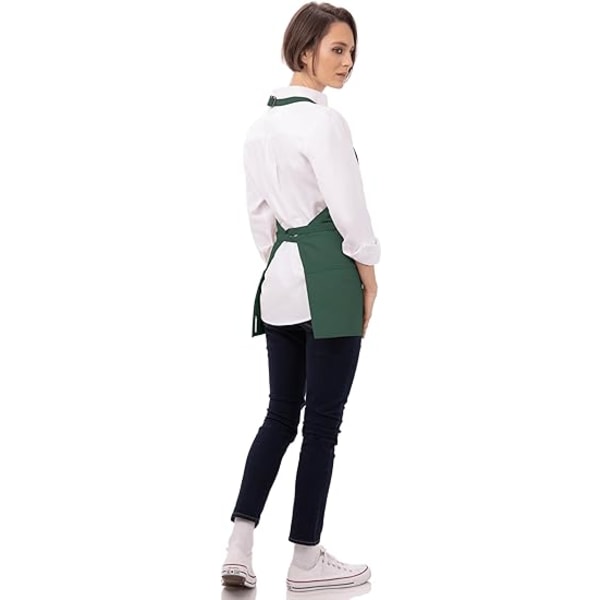 Unisex Three Pocket Apron,one size,hunter green