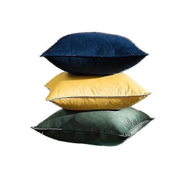 Samettipäällysteinen koristetyynynpäällinen kotiin, superpehmeä plyysinen vyötärötyyny, sohvatyynynpäälliset - koko, väri 30*50cm, munakoison violetti 1