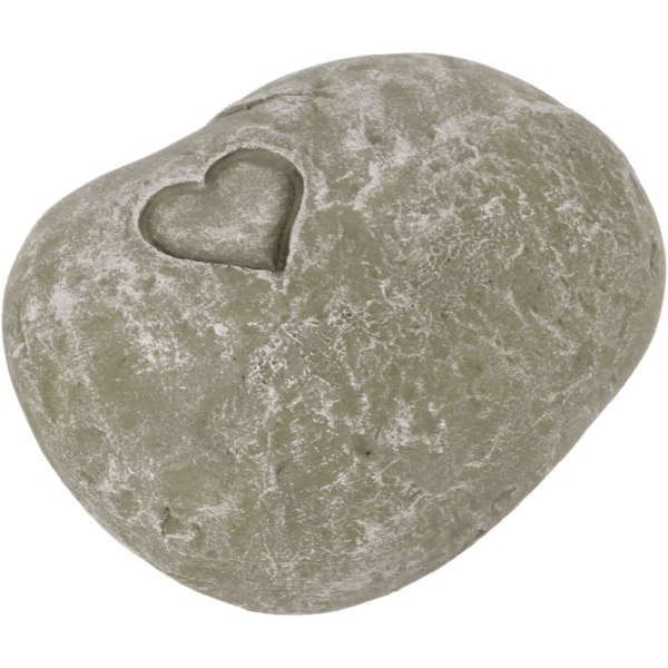 Dog Grave Marker, utsøkt solid harpiks kjæledyrminnestein for hagekomfort (Love Stone Moss Color)