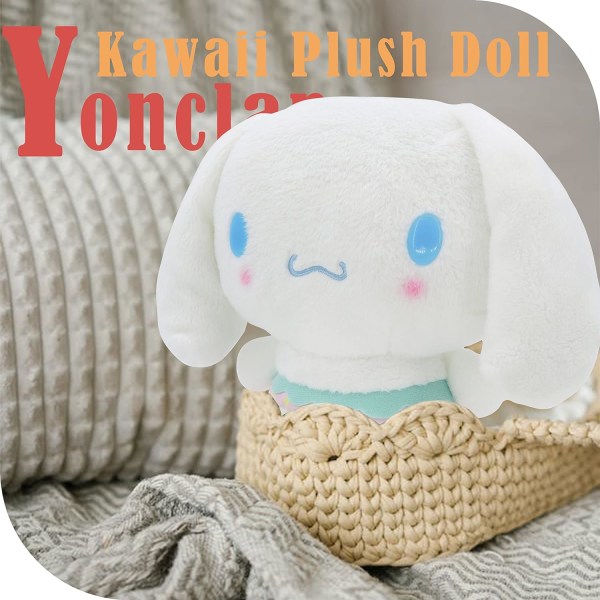 Kawaii plysjdukke 10'' tegneserie utstoppet mykt leketøy, søte plysjdyr for barn jenter fans, gave til barn bursdag jul (Kawaii B)