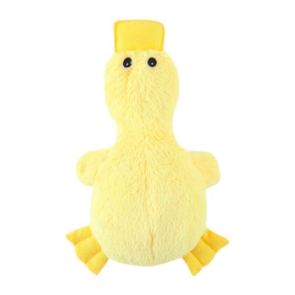 Lemmikkitarvikkeet Koiran Lelu Pienille, Keskikokoisille ja Suurille Koirille, Söpö Pehmustamaton Ankka Pehmeällä Vinkuvalla Äänellä, Sopii Sisäkoirille ja Seniorikoirille yellow