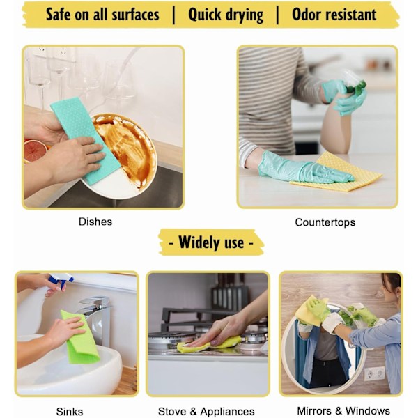 Disktrasa 19,5*17*0,2 cm Bomullstrasa tillverkad av trämassa Avfettad disktrasa Ekologisk disktrasa tillverkad av träfibrer Återvinningsbar Set of 10-4