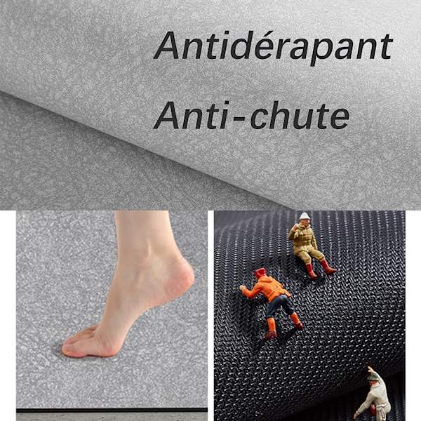 Superabsorberende sklisikker badematte diatomé mikrofiber badematte badematte dusjmatte myk hurtig tørking (Beige, 50 * 80)