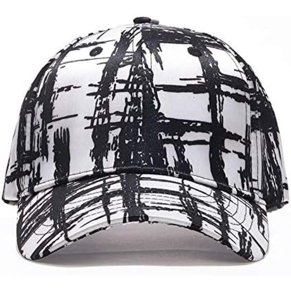 Fashion Baseball Cap för kvinnor och män, justerbar hatt för vuxna för sommarlöpning, sport, vandring, strand, utomhusgolf, unisex (55-61 cm)