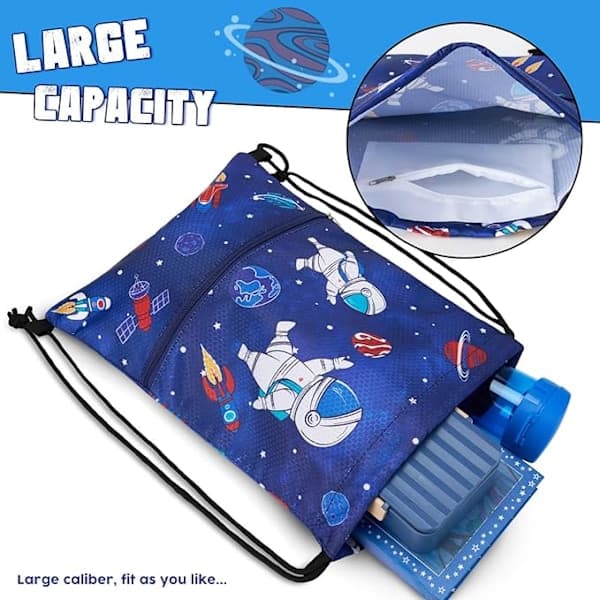 Drawstring Bag - Drawstring Backpack Sports Backpack Gym Bag Swim Bag