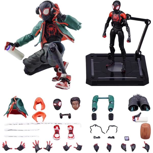 Spider-Man: Into The Spider-Verse Peter Parker SV-Action Peter B. Parker Sentinel SV Super Heroes 15 cm