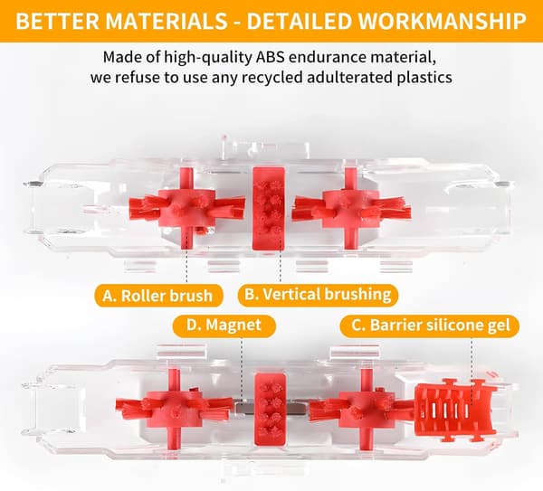 Transparent Bicycle Chain Cleaner, Compact and Multifunctional Chain Washer for Use with Bicycle Chains.