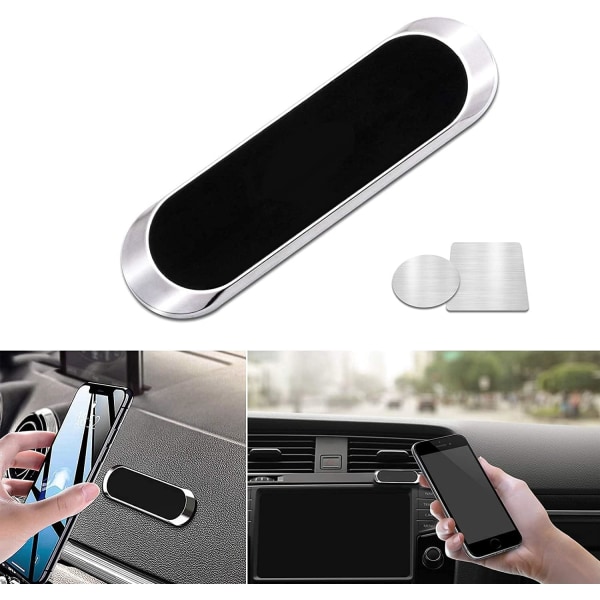 Magnetisk telefonhållare för mobiltelefon, 360° rotation och gradvy, för alla telefoner