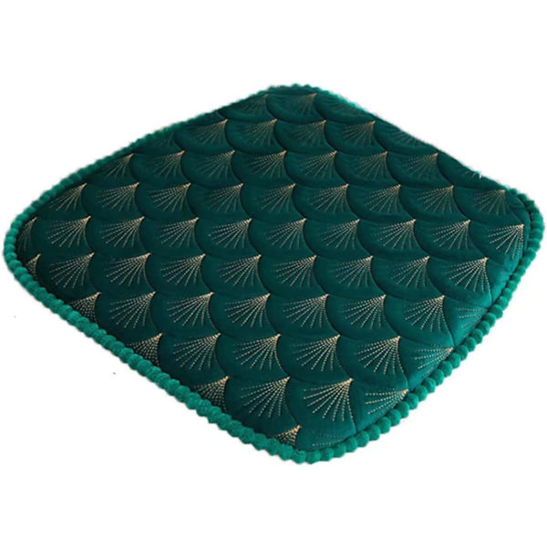 Trapetsi sisätuolin tyynyt, tahrankestävät tuolinpehmusteet, pehmeä ja ihoystävällinen kristallifleece, tahrankestävä, irrotettava ja konepestävä päällinen Mach Greenissä
