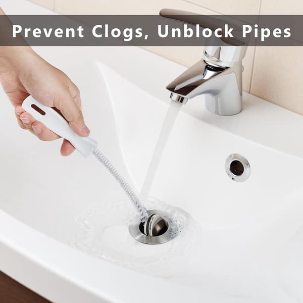 4 pcs - Drain Cleaner - Flexible Cleaning Spring - Sink Brush - Cleaning Spring - Drain Cleaner - Cleaning Spring - 45 CM