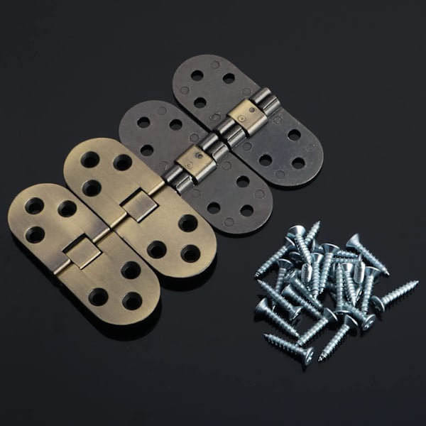 Folding Table Hinges Folding Connector 180 Degree Folding Stainless Steel Furniture Fitting, 4 Pcs