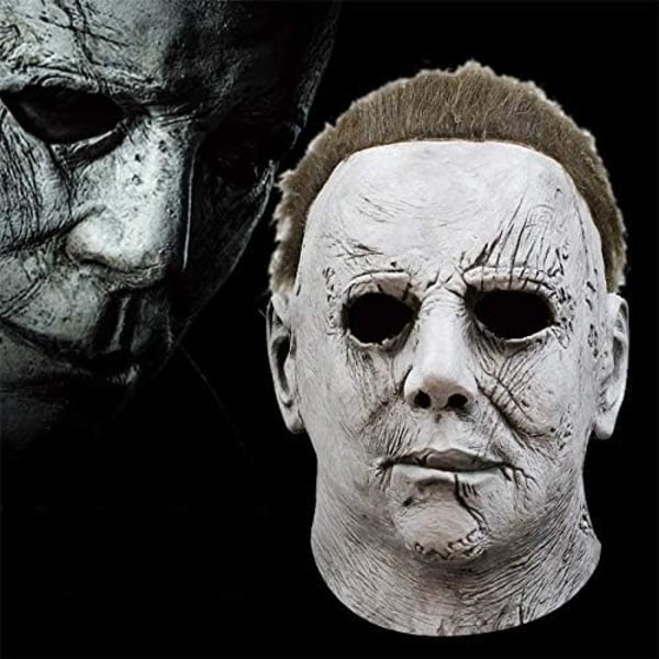 Michael Myers Hovedmaske Maskerade Udklædning Til Halloween Fest (michael myers maske)