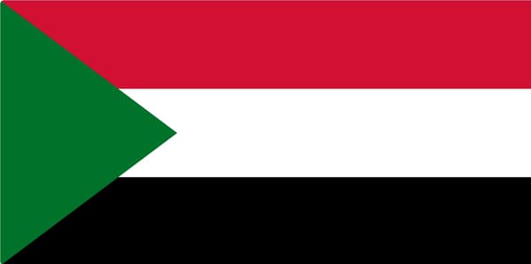 Sudans flagg 100 Sudan