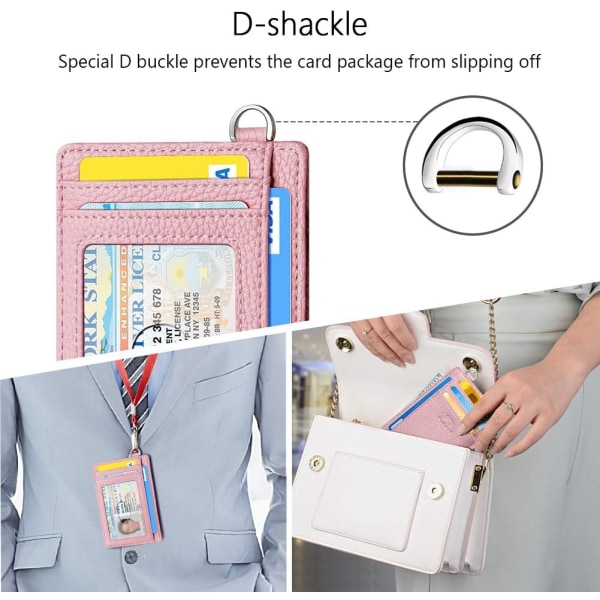 Smal minimalistisk plånbok, plånböcker med framfickor, RFID-blockering, kreditkortshållare för män och kvinnor