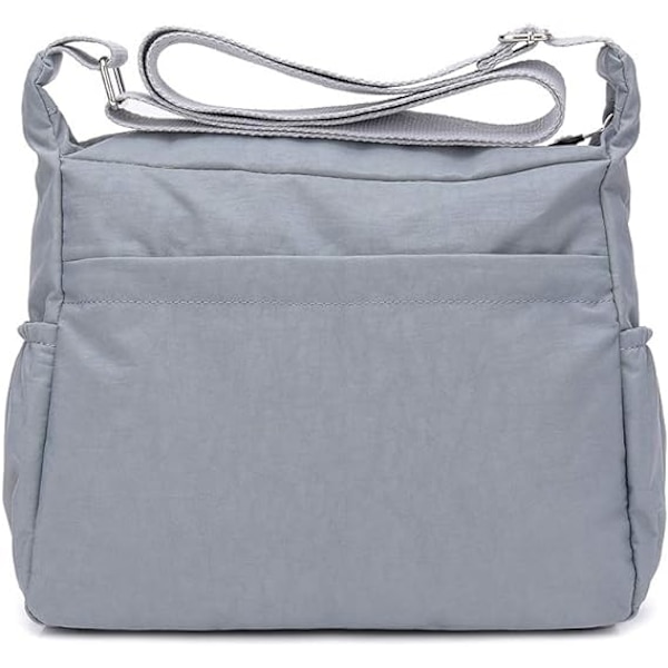 Crossbody-väska för kvinnor i nylon, vattentät axelväska, lätt handväska