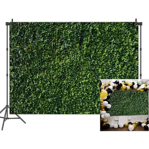 Luonnon teeman vihreät lehdet Taustat Saumaton Valokuvaus Studio Rekvisiitta Vinyyli 7x5ft Taustat Juhlan Koriste Nurmikon Banneri