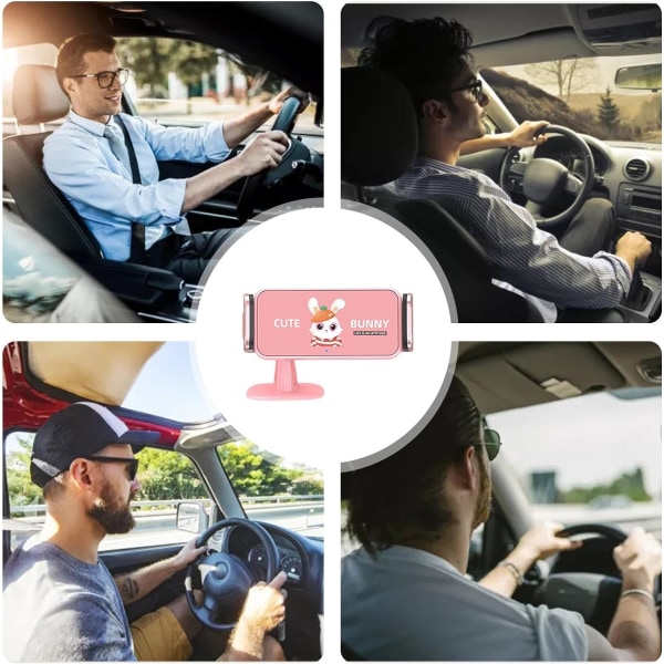 Auto Clamping Mobiltelefon Holder, Bil Dashboard Telefon Holder | Justerbar mobiltelefonholder til luftventil, telefonsupport