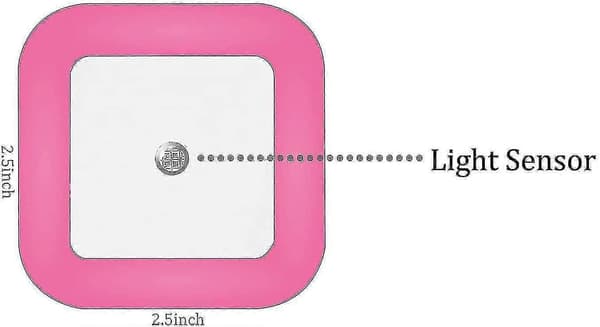 [4-pack] Red Night Light, LED Wall Light with Dusk to Dawn Sensor, Auto On/Off - Perfect-XinHan_Gift