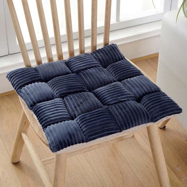 Stolsdynor för matstolar, 42x42cm, för inomhus och utomhus, kök, hem (1 st, blå)
