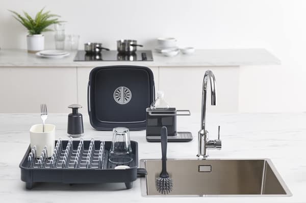 Kitchen Organizer with Sponge and Dishcloth Holder