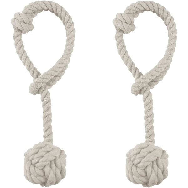Beige gardinbindningar, 2 stycken gardinbindningar, handgjorda gardinbindningar, gardinsnöre, spänne gardiner dekoration