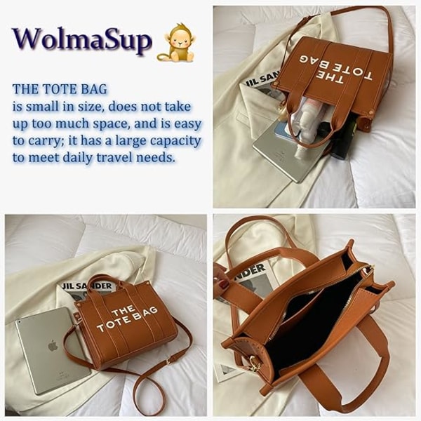 Tote Bag for kvinner Dupes Mini Leather Tote Bag Small Personalized Crossbody-håndvesker