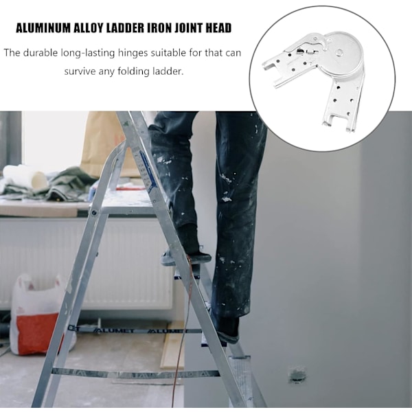 Hængsel til hængselsstige 1 stk. hængselsstige hængsel hængsel sildebenstige hængsel i aluminiumlegering