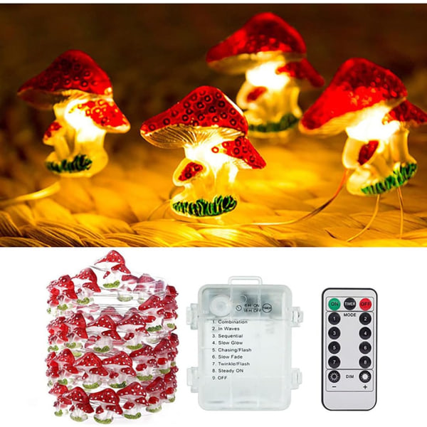 LED sopplyssnor, 3 meter 30 LED, varmt hvitt, batteridrevet, kobbertrådlyssnor for soverom, innendørs eller utendørs, bryllup, rom