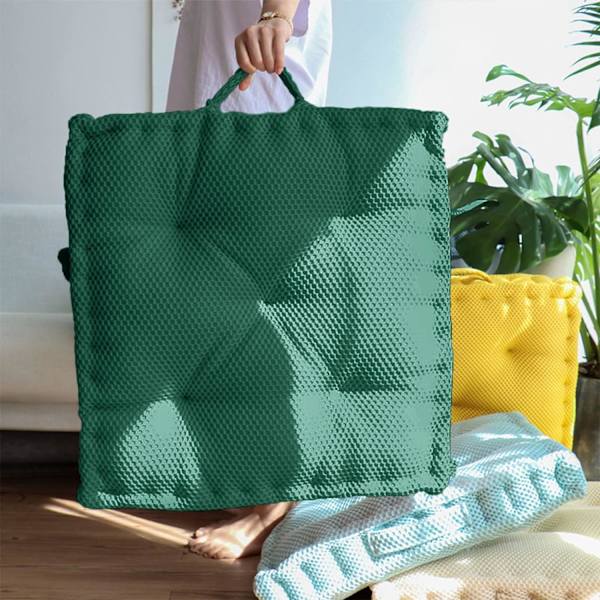 Stolpute, stolputer for hjemmekontor hage for å dekorere kjøkkenet og stuen 40cm (grønn firkant)