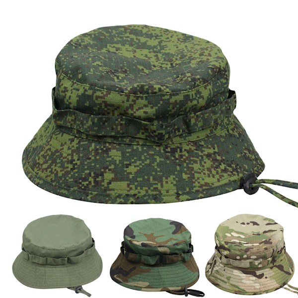 Fiskerihat til udendørs klippebestigning, jagt og solhat CP camouflage 60cm (applicable to 58-60cm)