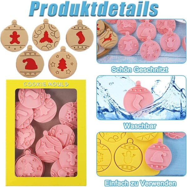 10 stj cookieformar, 3D jul cookieform, jul cookieform, jul cookieform, kakform set, A