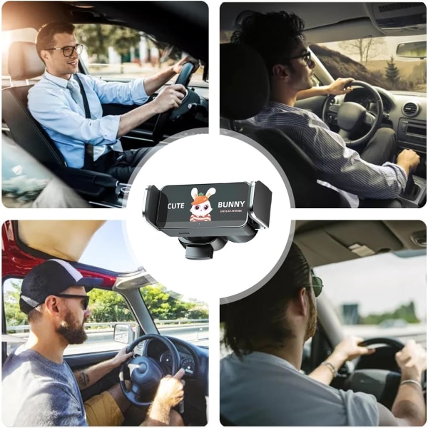 Auto Clamping Mobiltelefon Hållare, Bil Dashboard Telefonhållare | Justerbar mobiltelefonhållare för luftventil, telefonsupport