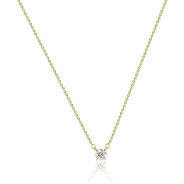 Diamant Halskæde til Kvinder Dainty Lagdelt Kubisk Zirkonia Vedhæng Halskæde Guldbelagt Vanddråbe Form Kvadratisk Simuleret Diamant Brudepiger Halskæde