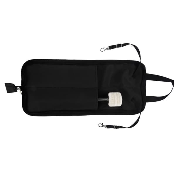 IRIN Drumstick Storage Bag Hanging Drumstick Portable Handbag with Handle (Black)
