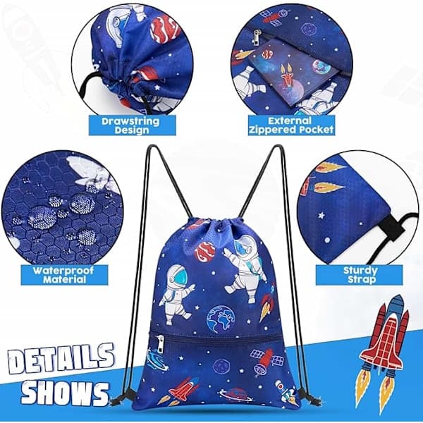 Drawstring Bag - Drawstring Backpack Sports Backpack Gym Bag Swim Bag