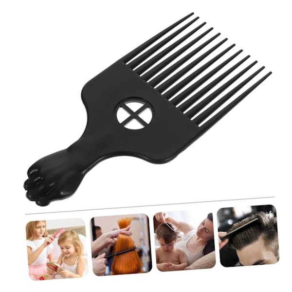 Hårkam Hårplekter for Kvinner Lang Tann Kam Skille Kam Beard Detangle Parykk Kam Afro Pick Hårpleie Kvinners Plast Curling Kam