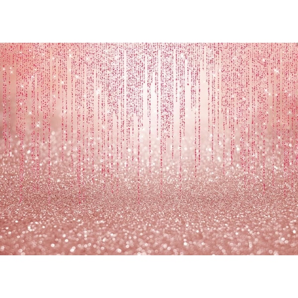 7x5ft Pink Bokeh-baggrund (ikke glitter) Pink Sød Fødselsdagsfest baggrund Bryllup Fotografi Baby Shower-baggrunde