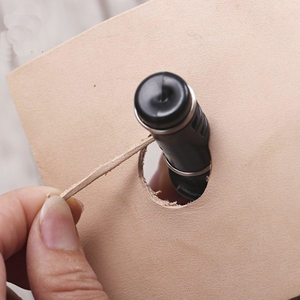 Nahkavyön ja nauhan valmistustyökalu, leikkuri, DIY-pyörivä kääntöterä, 3 terää