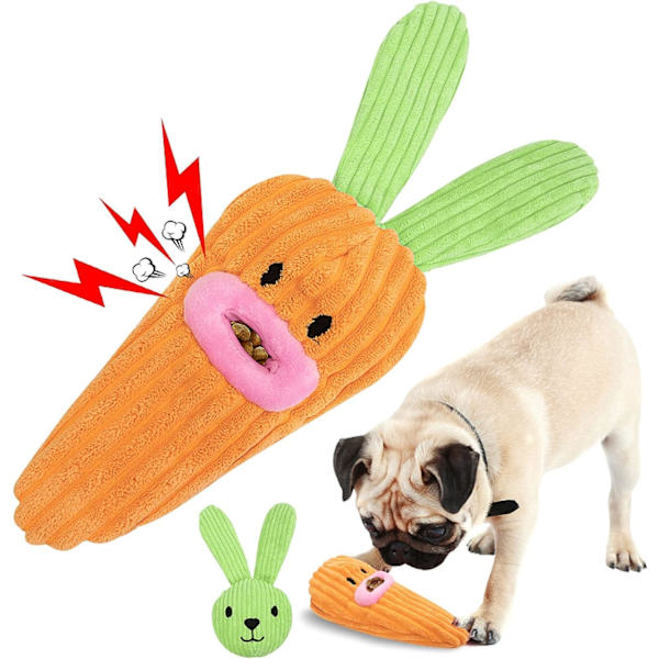 Pehmolelu Squeaky Dog Toys Interaktiivinen söpö ruoanjakelu Puppy Pet Puzzle Toys Pienet keskikokoiset koirat IQ-koulutus Hampaiden puhdistus