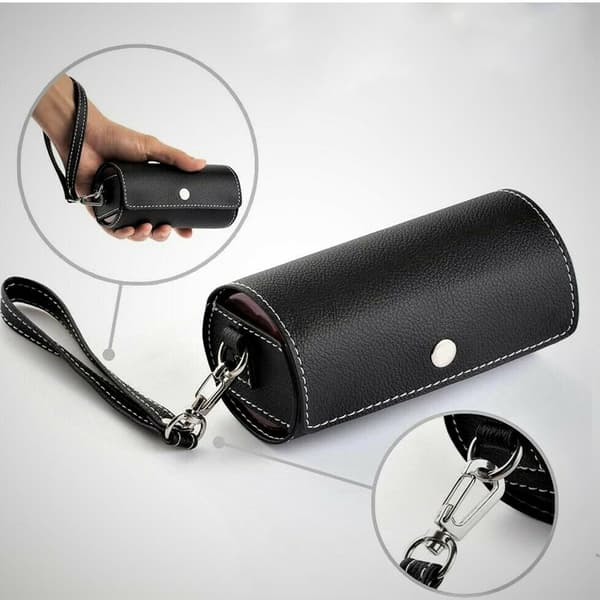 1 pc (Black) Case Weekly Pill Box Organizer 2 Times A Day