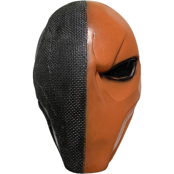 Deathstroke Latex Mask Arkham City Superhelt for Halloween Cosplay rekvisitter