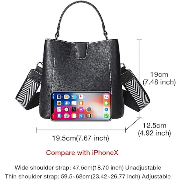 Læder Punge Crossbody Tasker til Kvinder Små Tote Håndtasker til Kvinder Skuldertasker Udsalg