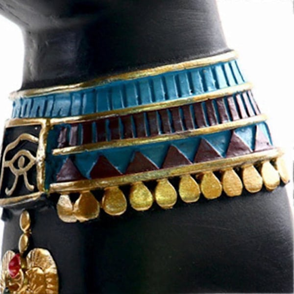 Egyptisk Gudinde Bastet Kat Samlerobjekt Statue Hjemmekontor Dekoration M